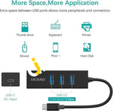 Ucouso 4-In-1 Usb C To 3X 3.0 Hub Type With 60W Power Delivery Charging Port - Imported From Uk