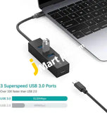 Ucouso 4-In-1 Usb C To 3X 3.0 Hub Type With 60W Power Delivery Charging Port - Imported From Uk