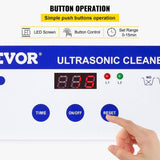 VEVOR 800ml Professional Ultrasonic Cleaner, 304 Stainless Steel Digital Lab Ultrasonic Cleaner with Timer (Container Product, Without Box)  - Imported from UK