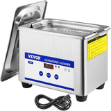 VEVOR 800ml Professional Ultrasonic Cleaner, 304 Stainless Steel Digital Lab Ultrasonic Cleaner with Timer (Container Product, Without Box)  - Imported from UK