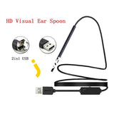 Usb Ear Cleaner Endoscope 2-In-1 Hd Visual Spoon Multifunctional Earpick - Imported From Uk