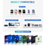 VAKO Type-C Hub PRO, 6-in-1 Hub with 4K HDMI Output, 3x USB3.0 Type-A, SD/Micro SD Card Slot - Imported from UK