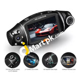 Vehicle Blackbox Dvr With Dual Camera 2.7 Lcd G-Sensor Ir Night Vision Gps High Definition Car Kit