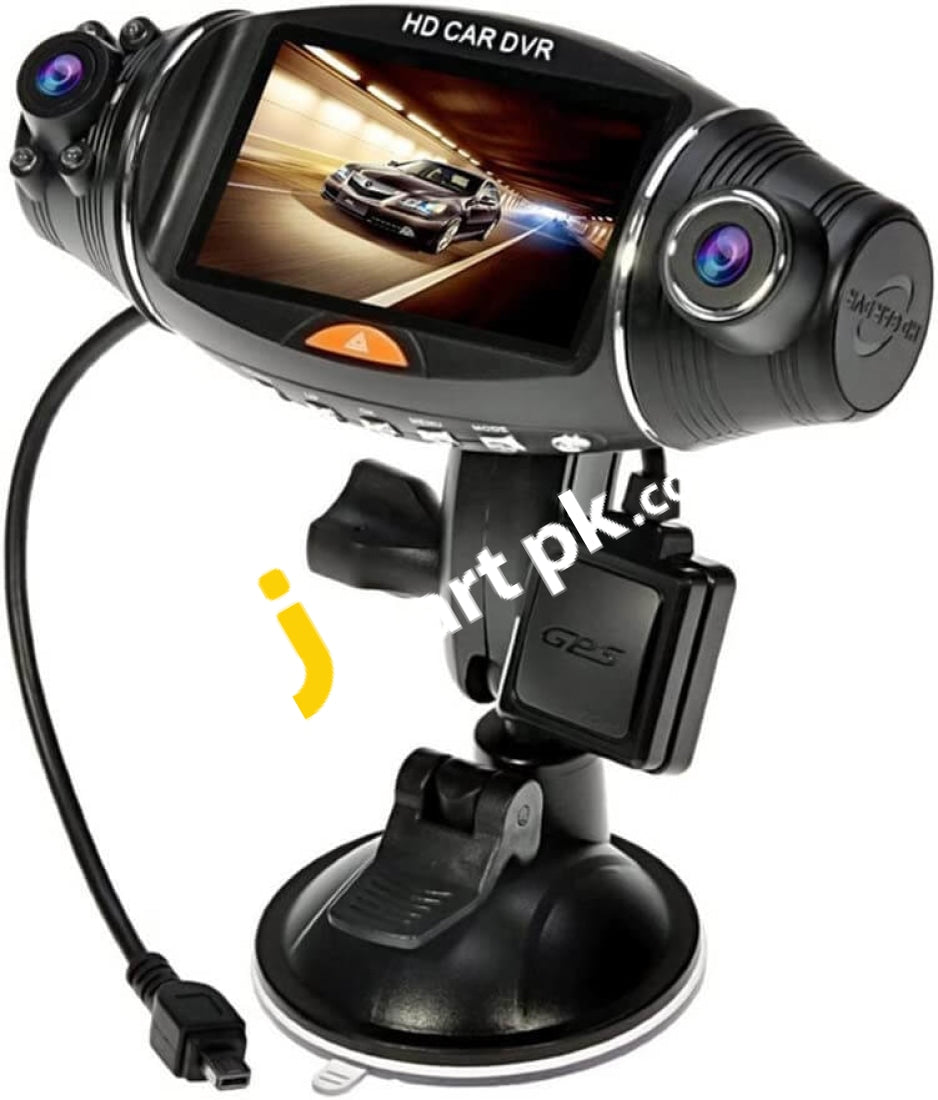 Vehicle BlackBox DVR with Dual Camera, 2.7 LCD, 120° Lens, G-Sensor I –  AJMartPK