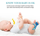 Wellue Babyo2 Baby Oxygen Monitor Wearable Blood Saturation & Heart Rate Bluetooth With Free App Pc