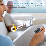 Oxylink Wearable Pulse Oximeter Bluetooth Meter With Audio Reminder In Free App - Imported From Uk