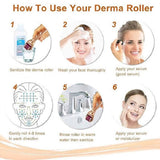 ZGTS Clinicares Treatment Solution Roller, 2.50mm Titanium Alloy Needle Derma Roller - Imported from UK