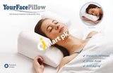 Your Face Pillow Beauty 100% Natural Latex Anti-Wrinkle For Neck Pain & Back Sleeping - Imported