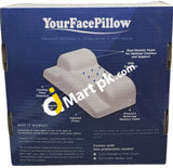 Your Face Pillow Beauty 100% Natural Latex Anti-Wrinkle For Neck Pain & Back Sleeping - Imported