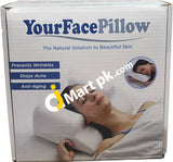 Your Face Pillow Beauty 100% Natural Latex Anti-Wrinkle For Neck Pain & Back Sleeping - Imported