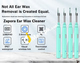 Ear Wax Cleaner Zapora 1080P Fhd Wireless Otoscope With Led Lights Camera Endoscope Cleaning Kit -