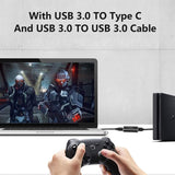 ZASLUKE 4K HDMI to USB 3.0/Type-C HD Game Capture Card 1080P Video Capture Card for High Definition Acquisition Game Live Streaming Screen Sharing Video Recording Medical Imaging Live Conference - Imported from UK