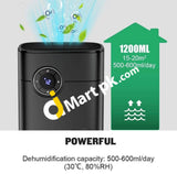 Air Dehumidifier 1200Ml Compact & Portable With 4 Modes Automatic Shutdown Ultra Quiet For Removing