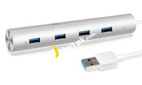 1byone SuperSpeed Aluminum 7-Port USB 3.0 Fast Data Transfer Hub - Imported from UK