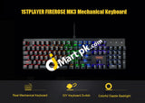 1St Player Mk3 Nkro Usb Wired Mechanical Switch Gaming Keyboard With Rgb Multi-Color Light -