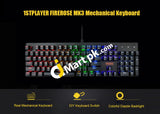 1Stplayer Firerose Mk3 Rgb Usb Wired Mechanical Keyboard - Imported From Uk