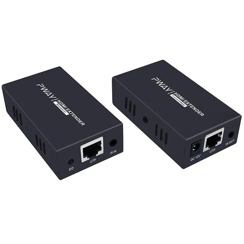 PWAY 60M HDMI Extender 1080p HD Video Receiver with EDID function Supported - Imported from UK