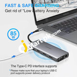 Abiwazy 12 In 1 Multifunction Usb-C Hub - Imported From Uk