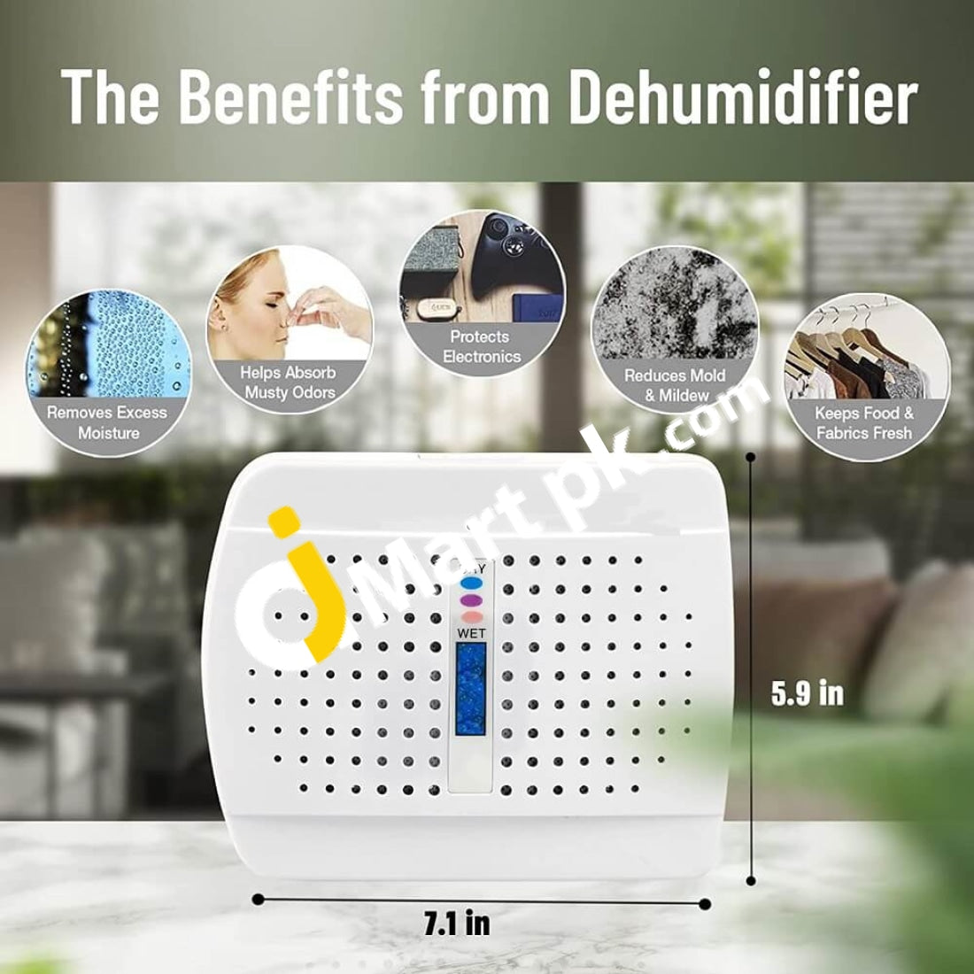 Adventuridge Rechargeable Dehumidifier 2-Pack, Moisture Absorber for C ...