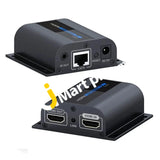 AGPtek Newest LKV372PRO HDMI Network Extender 196ft/60m Over Cat6/6a/7 Single cable with Loop-out for local display/ monitoring function and Supporting IR Signal Transmission - 2 x HDMI outputs - Imported from UK