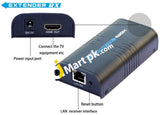 Agptek Lkv373 100M Hdmi Extender Over Lan Routers/Switchers Ethernet Network - Imported From Uk