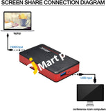 Agptek Usb 3.0 Hdmi Hd Video Capture 1080P 60Fps Game Recorder Box For Live Streaming Windows Linux