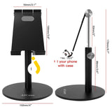 Aicase Tablet / Mobile Stand Universal Adjustable Aluminum Desktop - Imported From Uk