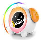Kids Sleep Training Rechargeable Alarm Clock With 7 Colors Changing Night Light - Imported From Uk