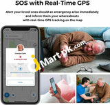 Alphahom Care Go Personal Security Alarm Emergency One To Many Alert & Real-Time Gps Location Via