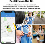 Alphahom Care Go Personal Security Alarm Emergency One To Many Alert & Real-Time Gps Location Via