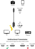 Amazonbasics High-Speed Micro-Hdmi To Hdmi Tv Adapter Cable With Ethernet - 2M Imported From Uk