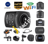 Andoer Panorama 360° Vr Video Camera Full Hd 1440P 1080P 30Fps 8Mp Wifi Action 220 Fisheye