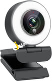 Angetube HD 1080P Ring Light Webcam With Built-in Microphone - Imported from UK