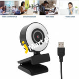 Cigemay Hd 1080P Ring Light Webcam With Built-In Microphone - Imported From Uk