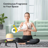 Anjou Ultrasonic Aromatherapy Diffuser 300Ml & Cool Mist Humidifier With 10 Essential Oils -