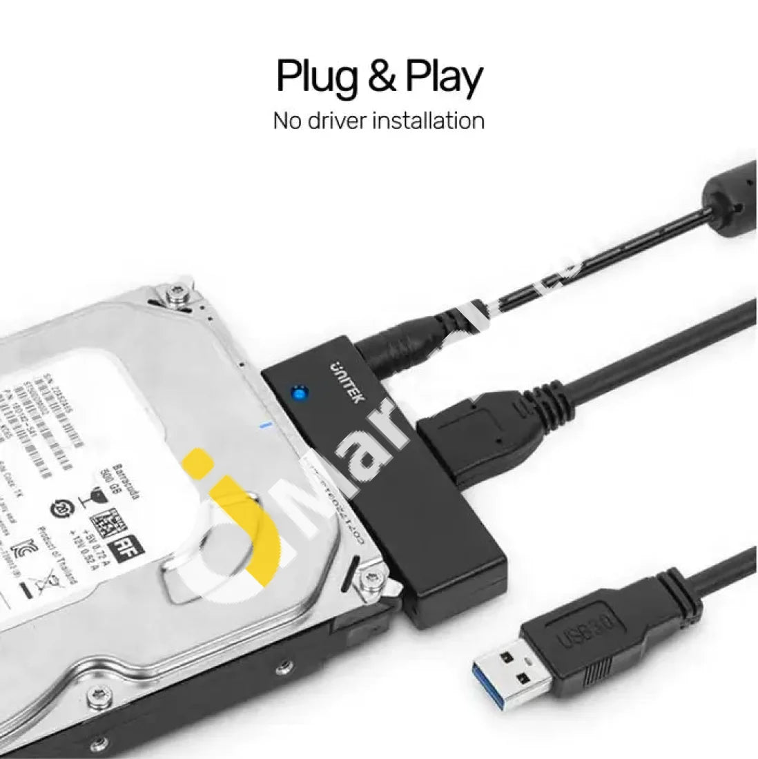 Anker USB 3.0 to SATA Converter Adapter Cable for 2.5 3.5 Hard Drive AJMartPK