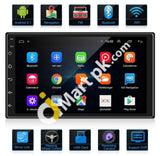 Car Video Navigation System Android 9.1 2 Din 7 1080P Hd Touch Screen Monitor Bt Call Wlan Gps