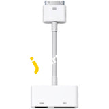 Apple 30-Pin Digital AV Adapter30-Pin to HDMI TV AV Adapter Video Converter + Charging - Imported from UK