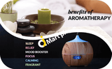 Artnaturals Essential Oil Aromatherapy Diffuser & Cool Mist Humidifier With Bluetooth Speaker Clock