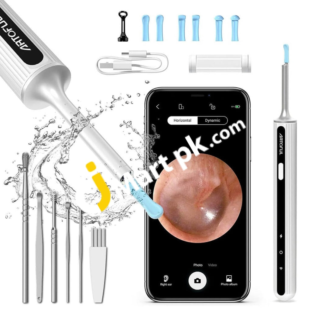 ARTOFUL Ear Wax Removal Kit, 1080P FHD WiFi Wireless Ear Cleaner Camer