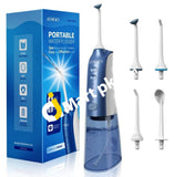 Atmoko Portable Dental Water Flosser With 4 Tips And 270Ml Tank - Imported From Uk