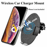 Audbos Automatic Clamping Wireless Car Charger Mount 10W Qi Smart Sensor For Qi-Enabled Phones -