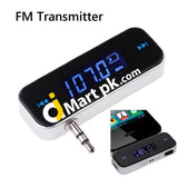 Audio FM Transmitter, Wireless In-Car Transmitter with 3.5mm Jack - Imported from UK