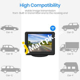 Auto-Vox Car Wireless Rear View Camera Monitor Kit 3.5 Lcd Reversing 2.4G With 170° Wide Angle