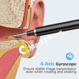 Ear Wax Remover Awelor Wireless Otoscope With 6 Leds Ip67 Waterproof 1296P Hd Wifi Endoscope -