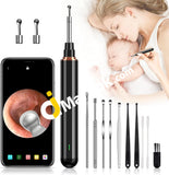 Ear Wax Remover Awelor Wireless Otoscope With 6 Leds Ip67 Waterproof 1296P Hd Wifi Endoscope -