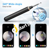 Ear Wax Remover Awelor Wireless Otoscope With 6 Leds Ip67 Waterproof 1296P Hd Wifi Endoscope -