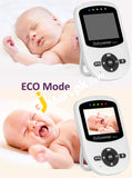 Babysense Video Baby Monitor With 2 Cameras 2.4 Lcd Infrared Night Vision 2-Way Talk Room