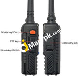 Baofeng Uv-5R+ Plus Two Way Radio Long Range Walkie Talkie For Adults Rechargeable With Earpiece