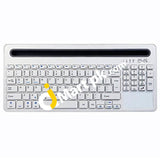 Wireless Bluetooth Keyboard With Touchpad (White) - Imported From Uk